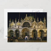 VENICE SAN MARCO SQUARE BASILICA BRIEFKAART (Voorkant / Achterkant)