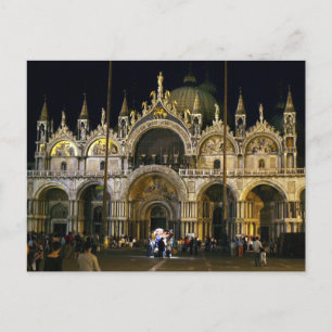 VENICE SAN MARCO SQUARE BASILICA BRIEFKAART