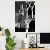 Venice San Marco Tower & Doge Palace Poster (Thuiskantoor)
