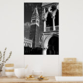 Venice San Marco Tower & Doge Palace Poster (Keuken)