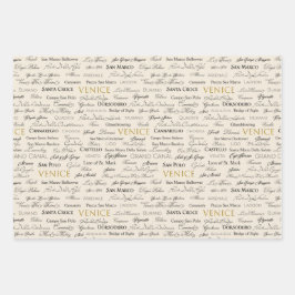 Venice Sights Gift Wrap - 3 vellen