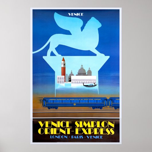 Venice Simplon Orient Express poster (Voorkant)