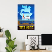 Venice Simplon Orient Express poster (Thuiskantoor)