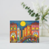 Venice Soiree Post Card Briefkaart (Staand voorkant)
