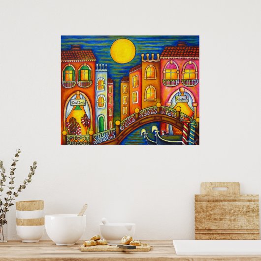 Venice Soiree Print door Lisa Lorenz (Keuken)
