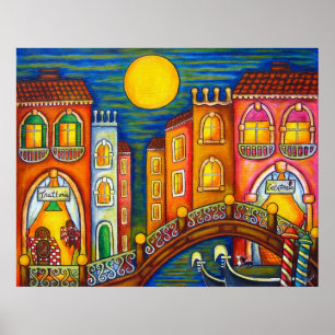 Venice Soiree Print door Lisa Lorenz