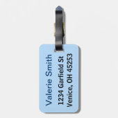 Venice Special Alley met Love Quote Bagagelabel (Achterkant verticaal)