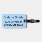 Venice Special Alley met Love Quote Bagagelabel (Achterkant horizontaal)