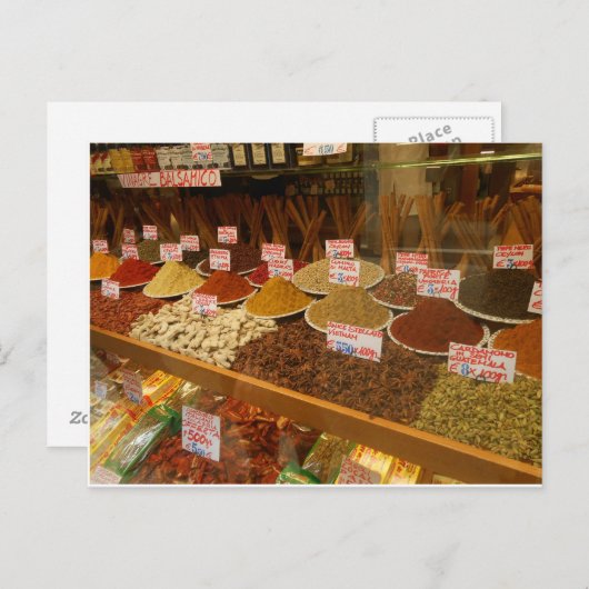 Venice Spice Market Briefkaart (Voorkant / Achterkant)