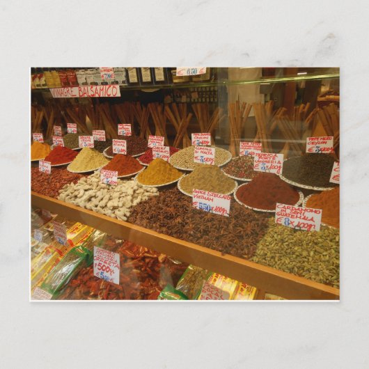 Venice Spice Market Briefkaart (Voorkant)