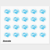 Venice Stamp Ronde Sticker (Vel)