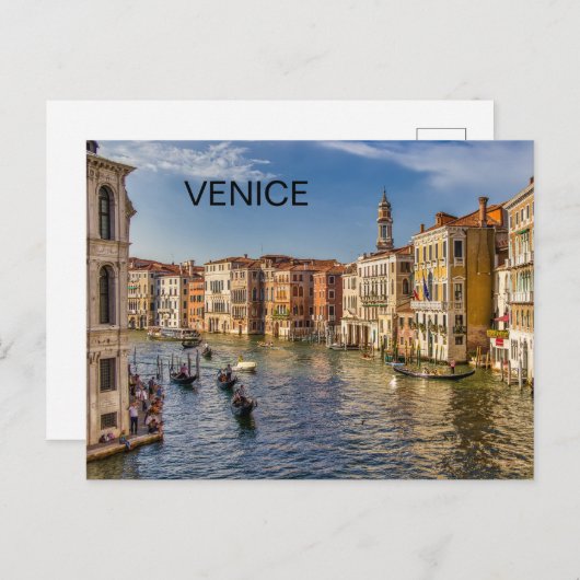 Venice Summer Briefkaart (Voorkant / Achterkant)