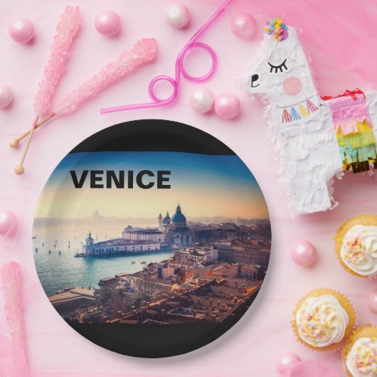 Venice Summer Papieren Bordje (Feest)
