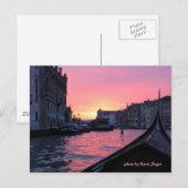 Venice Sunset Briefkaart (Voorkant / Achterkant)
