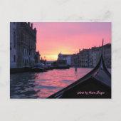 Venice Sunset Briefkaart (Voorkant)