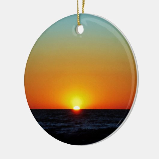 Venice Sunset Keramisch Ornament (Links)