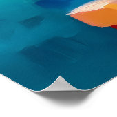 Venice Teddy Fauvist Sunset Canal Print (Hoek)