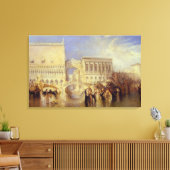 Venice the Bridge of Sighs J. M. W. Turner Italy Canvas Afdruk (Insitu (Woonkamer))