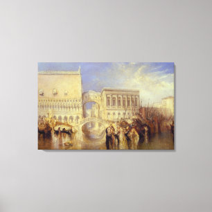 Venice the Bridge of Sighs J. M. W. Turner Italy Canvas Afdruk