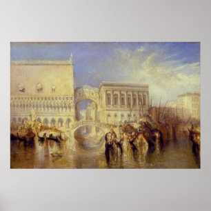 Venice the Bridge of Sighs J. M. W. Turner Italy Poster