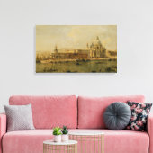 Venice The Dogana en Santa Maria della Salute Canvas Afdruk (Insitu (Woonkamer))