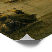 Venice The Dogana en Santa Maria della Salute Poster (Hoek)