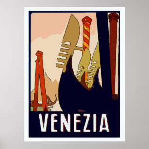 Venice Travel Sign. Poster