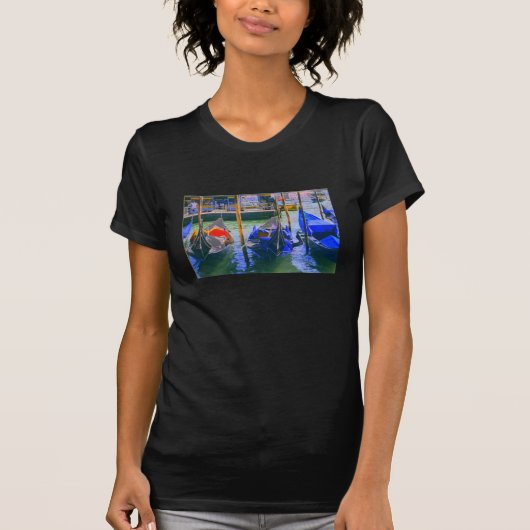 Venice Venezia Gondola Italië T-shirt T-shirt (Voorkant)