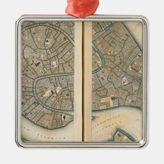 Venice Venezia Venedig Metalen Ornament (Voorkant)