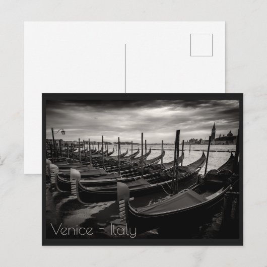 Venice View, Italy Postcard Briefkaart (Voorkant / Achterkant)