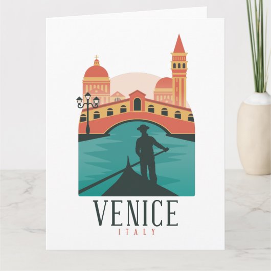 Venice Vintage Revel Kaart (Voorkant)