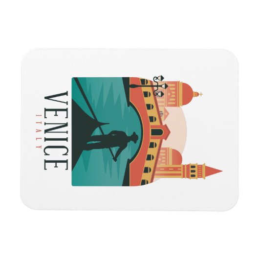 Venice Vintage Revel Magneet (Horizontaal)