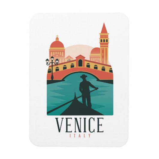 Venice Vintage Revel Magneet (Verticaal)