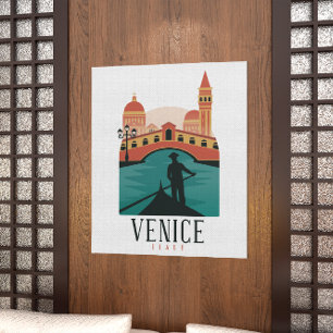 Venice Vintage Revel Poster