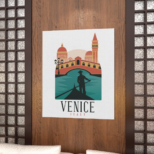 Venice Vintage Revel Poster