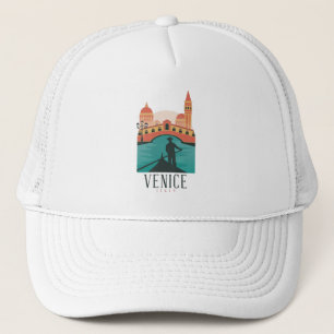 Venice Vintage Travel Hat Trucker Pet
