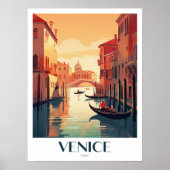 Venice Vintage Travel Poster (Voorkant)