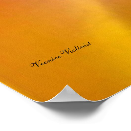 Venice Violinist Print (Hoek)