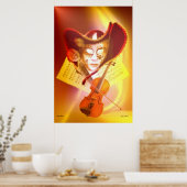 Venice Violinist Print (Keuken)