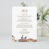 Venice Wedding Info Italië Basilica della Salute i Kaart (Staand voorkant)