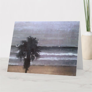 Venicebeach Palmboom Surf W/LosAngeles Logo Card Kaart