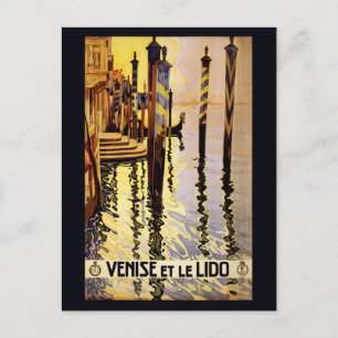  "Venise et le Lido" Italië briefkaart
