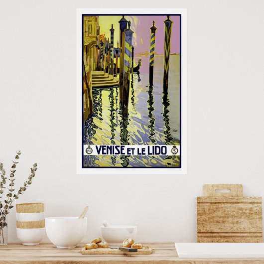 Venise et le Lido Poster (Keuken)