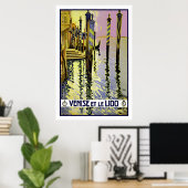 Venise et le Lido Poster (Thuiskantoor)