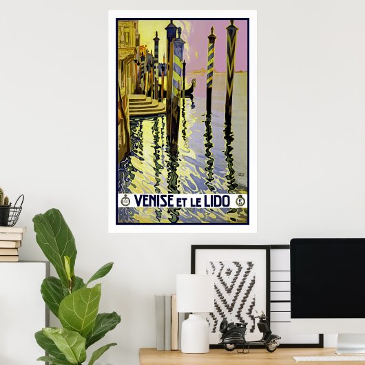 Venise et le Lido Poster (Thuiskantoor)