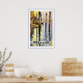 Venise Et Le Lido Vintage Travel Poster (Keuken)