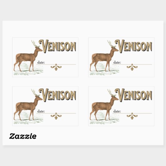 Venison Label for Home Freezer (Vel)