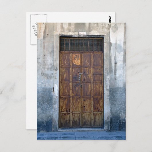 venitiaanse deuren briefkaart (Voorkant / Achterkant)