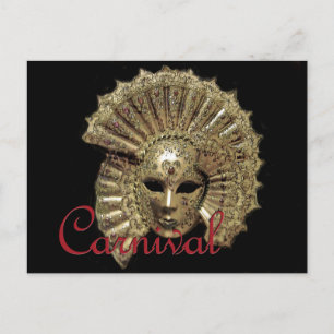 Venitian Carnival Mask Briefkaart