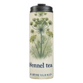 Venkel Tea Design AI kunst Thermosbeker (Voorkant)